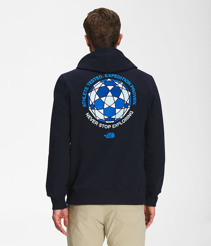 The North Face Hoodie IC Navy - Mens - Thailand RJMQX-7942